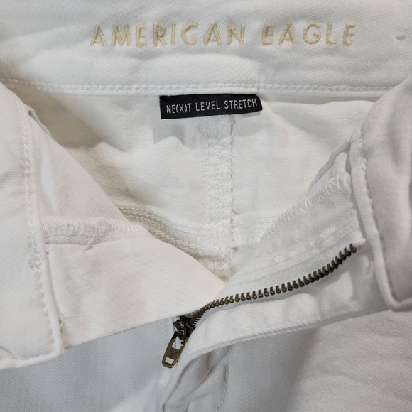 TWO American Eagle denim, high-rise mini skirts, Size 8, great condition both. - Picture 8 of 9